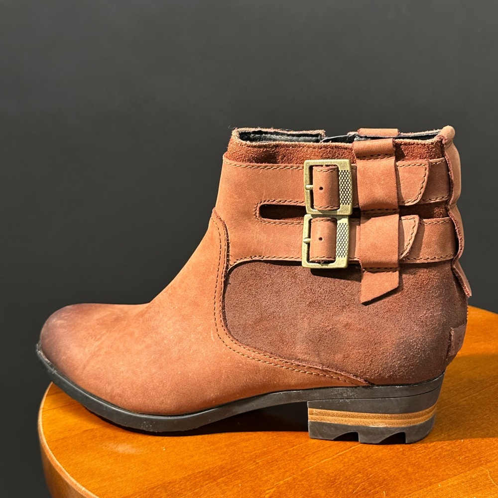 Sorel Burro Brown Waterproof Ankle Boots - Picture 11 of 15